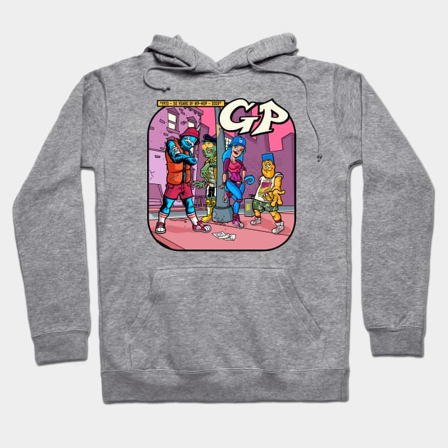 GP HIP-HOP 50th tribute Hoodie by GiMETZCO!